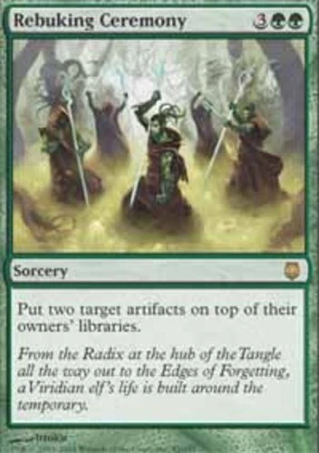 Rebuking Ceremony - Foil ~ Near Mint Darksteel MTG Magic UltimateMTG Green Card - Image 1 of 1