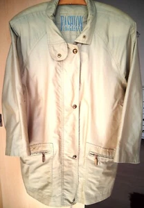 DAMENJACKE / ÜBERGANGSJACKE / PARKA, lang, leicht, Größe 42, beige - Bild 1 von 5