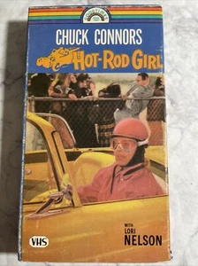 HOT-ROD GIRL VHS VIDEOTAPE NTSC 1956 B-MOVIE CHUCK CONNORS LORI NELSON  B&W - Picture 1 of 4