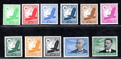 GERMANY 1934 AIRMAILS SCOTT #C46-C56 MINT NEVER HINGED - Image 1 of 2