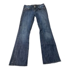 Buffalo David Bitton Womens Regular Fit Medium Wash Denim Flared Jeans Size 26