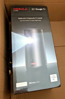 Anker Nebula Capsule 3 Laser Projector - Black  - Image 1 of 2