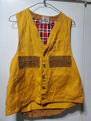 VINTAGE BIRD HUNTING VEST Shotgun Bullets SHELL HOLDERS Sz Medium Hawthorne - Image 1 of 4