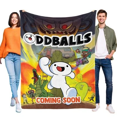 Oddballs Super Soft Flannel Throw Blanket for Bed Sofa All Season Gifts - Image 1 of 4