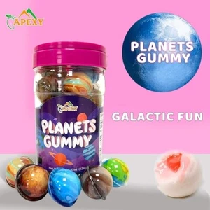 Apexy gemischte Planeten Gummibonbons mit fruchtiger Flüssigkeit Mitte fettfrei Spaß 11,4 Unzen - Bild 1 von 7
