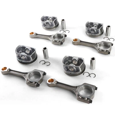 Pistón de varilla de conexión del motor con kit de anillos para Kia Optima Hyundai Sonata 2,4 L STD Foto 1 de 4