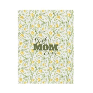 Best Mom Ever Velveteen Plush Blanket, Gift for Moms, Home Décor, Mother's Day - Picture 1 of 14