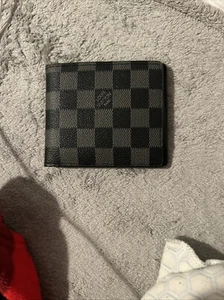 Louis Vuitton Men’s White Bifold Checkered Wallet NEW With Box - Picture 1 of 8