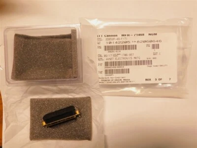 ITT Cannon 2DB52P-49-F171 52P Male .075 Centi Double Density D-Sub Connector - Image 1 of 2