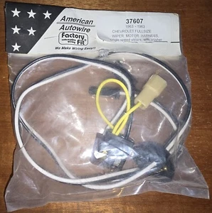Single Spd Wiper Motor Harness 1963 Full-Size Chevrolet American Autowire 37607 - Picture 1 of 3