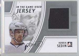 2013-14 In the Game-Used Jersey Silver /50 Henrik Sedin #GUJ-20 HOF