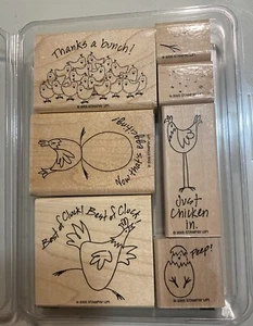 Stampin’ Up! Architectural Elements Set Of 9 Stamps 2001 - Foto 1 di 19