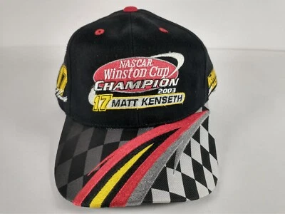 2003 Winston Cup Champion NASCAR Hat #17 Matt Kenseth Dewalt Racing Roush Foto 1 de 4