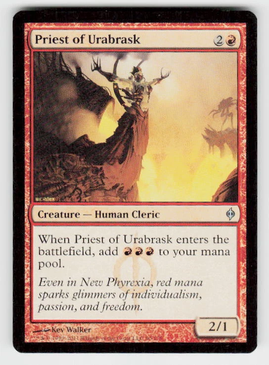 New Phyrexia #90 Priest of Urabrask - Image 1 of 2