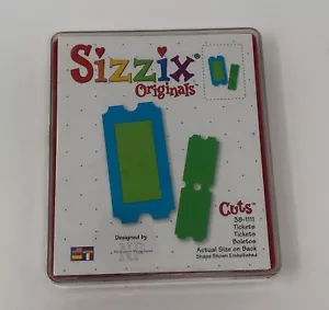 Troquelado Sizzix Originals: rojo grande (entradas) 38-1111 - Imagen 1 de 3