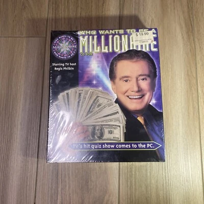 Brand New Sealed 1999 Who Wants to Be A Millionaire (CD-ROM, PC Game, Big Box) - Image 1 of 4