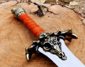 Conan The Barbarian's Father Replica Stainless Steel Blade Sword With Sheath - Picture 1 of 4