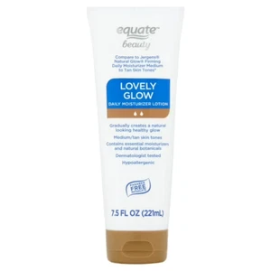 Equate Lovely Glow Daily Moisturizer Lotion, 7.5 fl oz, Compare to Jergens® Natu - Picture 1 of 1