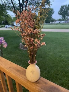 Demdaco Most Sincerely “ Thank You”Vase 2005 By Claire Stoner 4.25”t Lavender - Picture 1 of 5