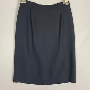 Les Copains Rock Damen 42/11 Wollmischung grau einfarbig Bleistift Made in Italy - Bild 1 von 17