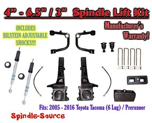 4-6.5" / 3" LIFT Kit, Bilstein 5100 Shocks UCA, fits 05 - 21 Toyota Tacoma 6 lug - Picture 1 of 1
