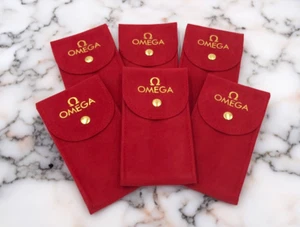 Genuine Omega Watch Travel Case Pouch & Insert - Red Velvet - Free Postage. - Picture 1 of 6