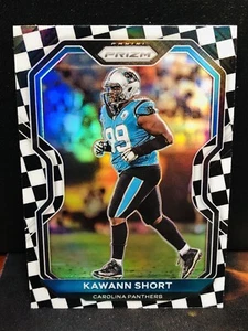 2020 Panini Prizm CHECKERBOARD Carolina Panthers #239 Kawann Short SP Gravity - Picture 1 of 2