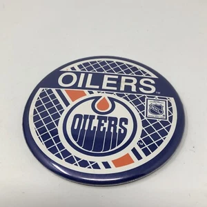 Vintage Edmonton Oilers Button Pinback NHL Hockey - Picture 1 of 3