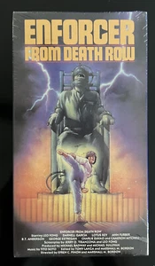 Enforcer From Death Row. VHS. Rare. Lightning Video Martial Arts Ninja. New! - Picture 1 of 3
