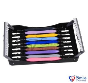 Neuf Smile Dentaire Composite Remplissage Instruments Set 10 Silicone Poignée Ce - Imagen 1 de 5