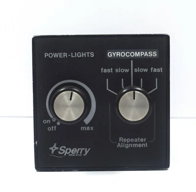 Sperry Marine 1810914 & 1810915 Gyrocompass Repeater Universal Control Module - Image 1 of 4