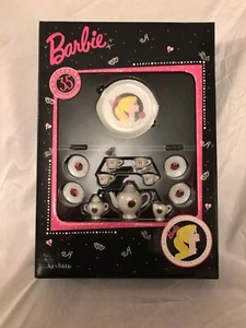 Barbie Mattel 35th Anniversary Porcelain Miniature Tea Set Ltd Ed 1994 - Picture 1 of 7