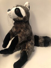 Fiesta 12" Sitting Raccoon Plush Stuffed Animal A1
