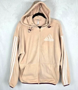 Adidas Women's PrimeGreen Fleece Big Logo Zip Up Hoodie Small-Med Soft Full Zip - Picture 1 of 6