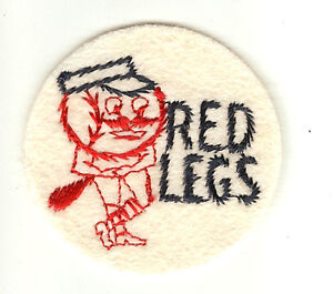 1960's Cincinnati Reds Redlegs patch 2" felt patch vintage logo