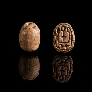 Ägyptischer Skarabäus mit Anch-Zeichen - Bild 1 von 6