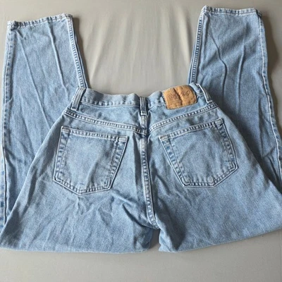 Jeans Mossimo Vintage Cintura Alta Denim Mamá Lavado Ligero Hechos en EE. UU. 29x30 (26x28) Foto 1 de 4