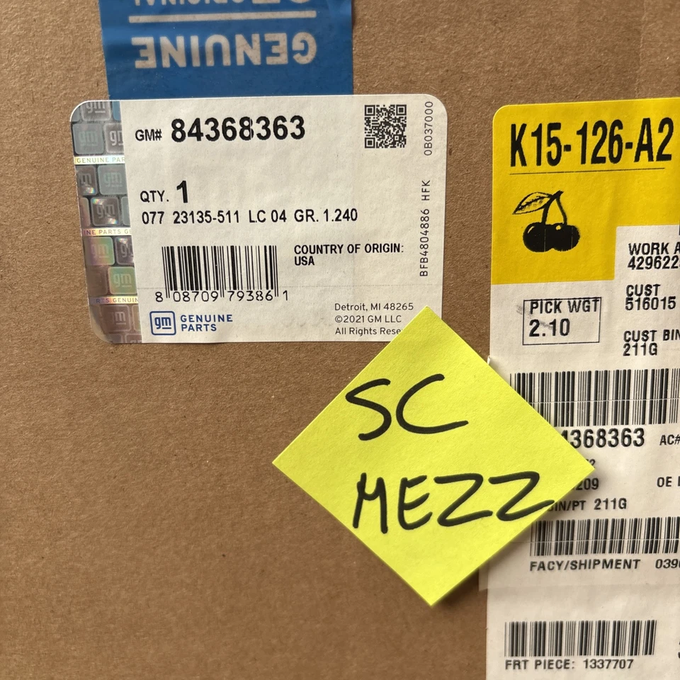 2007-2019 Genuine GM Radiator Surge Tank Part# 84368363 - Image 1 of 1