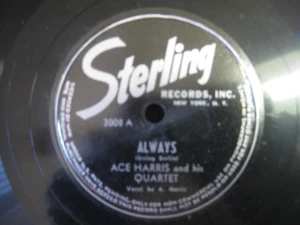 ACE HARRIS ALWAYS b/w JOOK STERLING 3008- -78 RPM NEW - Picture 1 of 2