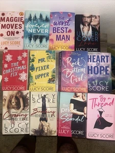 Lot Of 12 Excellent Lucy Score Paperback Books Sinner Saint Fixer Ships Free - Bild 1 von 7