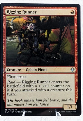 Rigging Runner MTG XLN | EDH Commander Red Goblin Pirate Aggro Raid | LP - Image 1 of 2