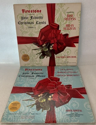 ЛОТ ИЗ 2 LP Firestone Presents Your Favorite Christmas Carols Vol. 2 и 6 - Изображение 1 из 4