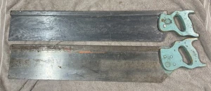 Sierra trasera antigua Henry Disston & Sons - Sierra ingleteadora - Philad - Lote de 2 sierras - Imagen 1 de 22