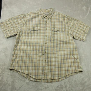 Carhartt Shirt Mens 2XL Button Down Short Sleeve Casual Workwear - Picture 1 of 9