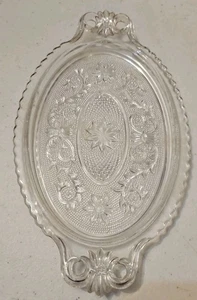 Duncan Miller Glass Sandwich Pattern 41 Clear 8.25" - Picture 1 of 3