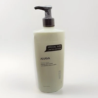 AHAVA Deadsea Water Mineral Body Lotion 24 oz 750 ml Limited Edition Triple Size - Image 1 of 4