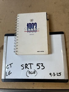 1993 CADILLAC SEVILLE FACTORY ORIGINAL OWNERS MANUAL Vintage Collectible - Picture 1 of 4