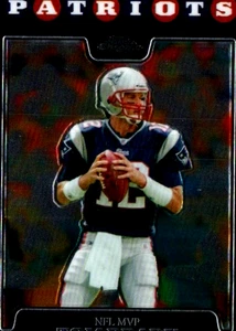 2007 Topps Chrome Tom Brady MVP Printing Plate TC163 Cyan 1/1 Patriots Rare - Picture 1 of 2