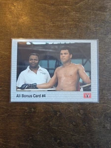 Tarjeta de bonificación Muhammad Ali 1991 AW Sports #44 5531 Ali #4  - Imagen 1 de 2