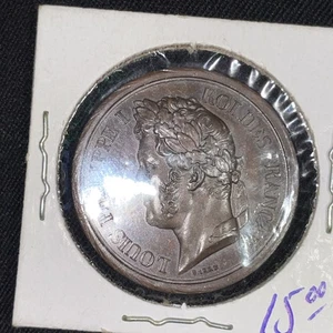 French 1838 medal Louis Philippe 1 Barre. 27MM. - Picture 1 of 2